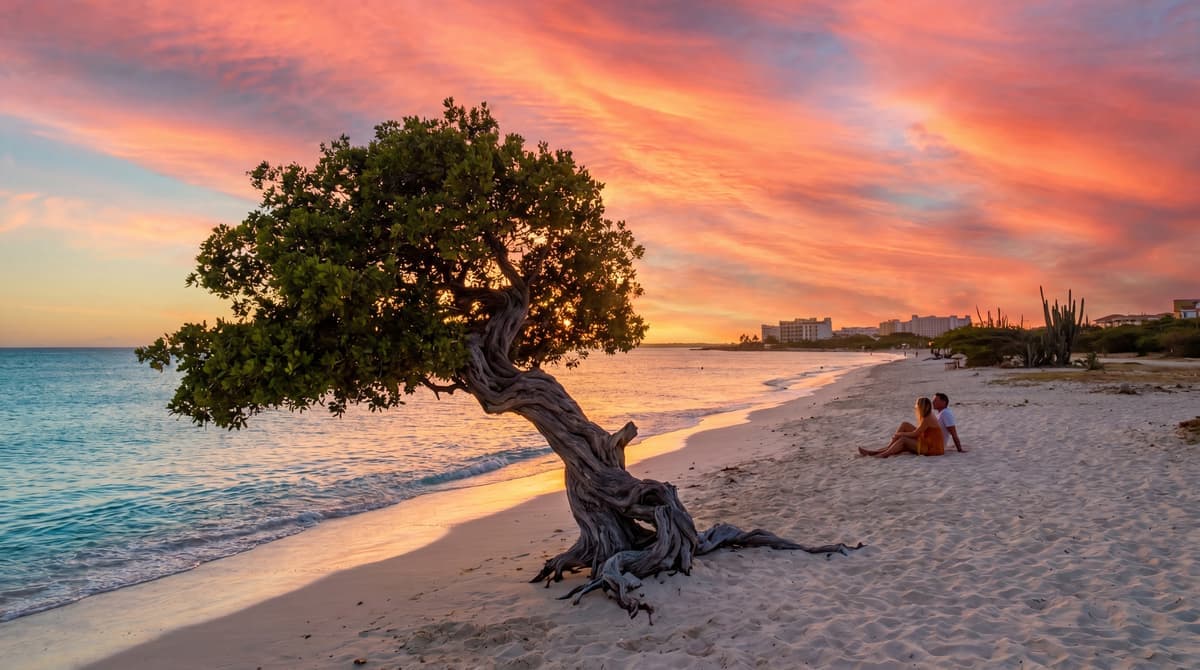 Eagle Beach: The Best Sunset on Earth